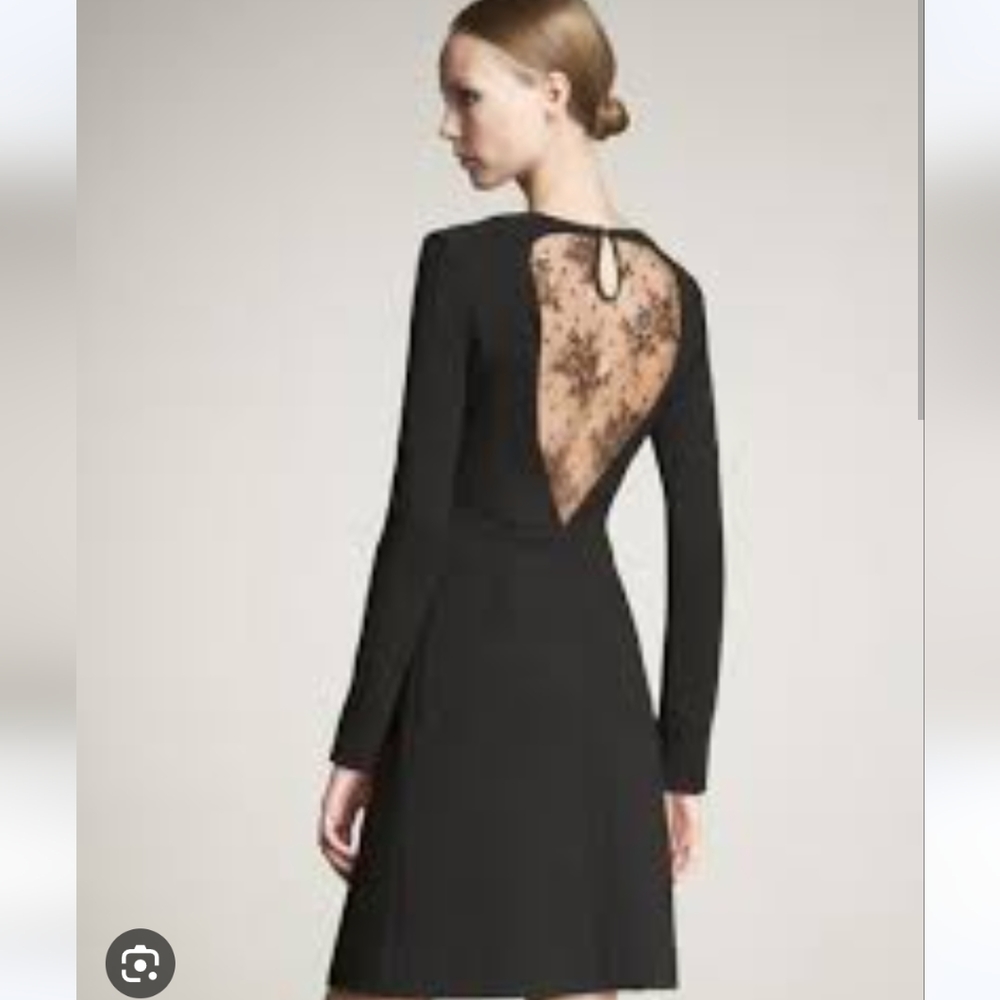 Jason Wu Lace-Back Long-Sleeve Dress